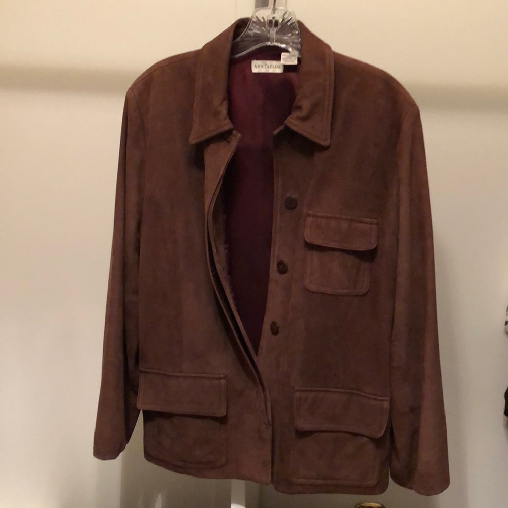 Ladies Ann Taylor Leather Jacket
